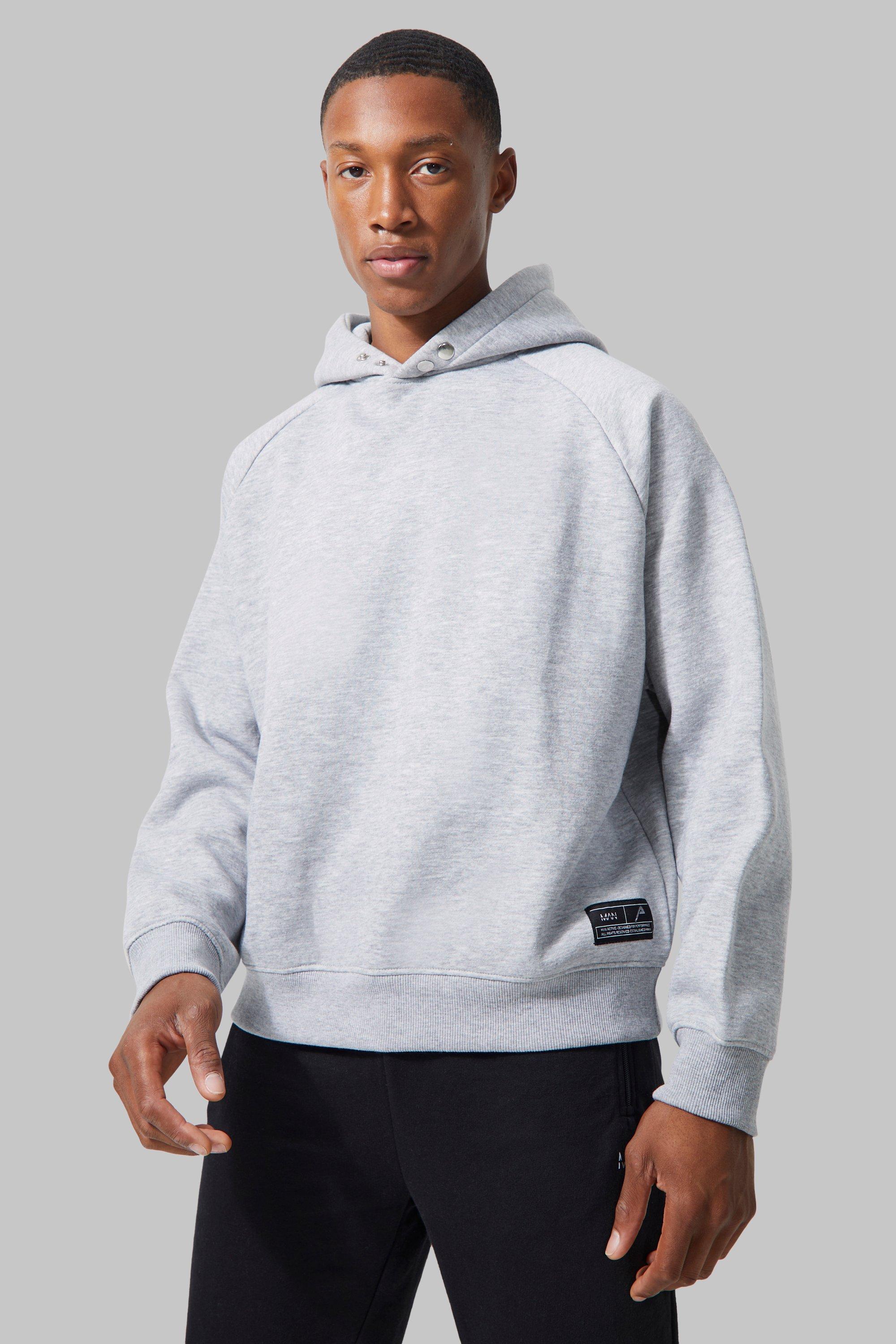 P-Star Shrunken Fit Zip Up Hoodie with Applique | boohoo UK